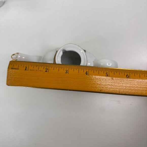 Vintage Elephant Porcelain Teapot Set Of 3 - Picture 8 of 13